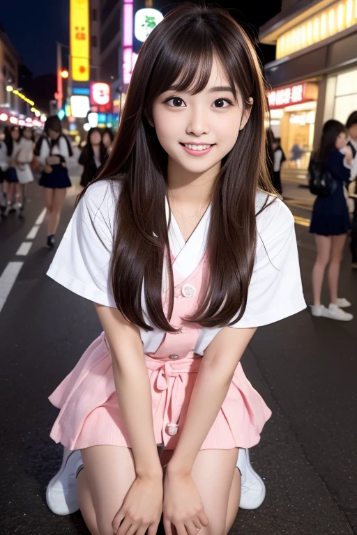 Girl with full body reflection、(Flawlessレースのブラジャー、FlawlessTback、White or pink、Crouch down、Full body description、M-shaped splits、1.6)highest quality、Face Focus、Soft Light、(Depth of written border)、Ultra-high resolution、、JK、Photorealistic:1.4)、RAW Photos、(On your knees:1.4)、Standing position, (Full of embarrassment、Laughter:1.1)、(Brown eyes)、Beautiful face in every detail、(Hair length)、High angle shot、Center View、Two Japanese women standing in a neon-lit street at midnight、Amazingly cute girl、Japanese Girls、Surreal school girl、High school girl pose、Whole Body Ezbian、Nice skin、Glowing Skin、Nice thighs、Shining thighs、Shining Legs、Japanese High School 、Nogizaka Idol、Korean Idols、Please put it inside、((Inviting eyes))