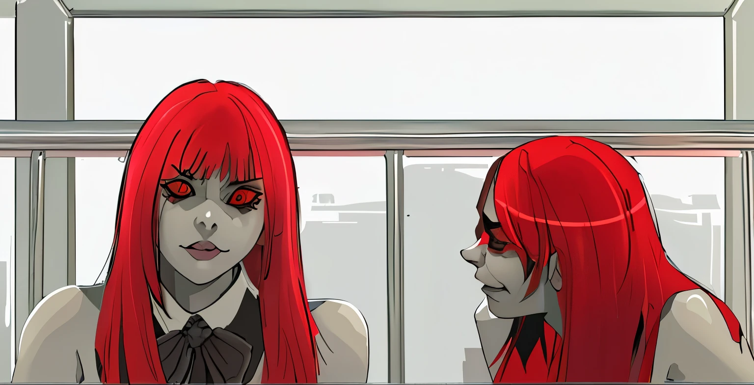 two bad girls look evil malice they are 16 years old