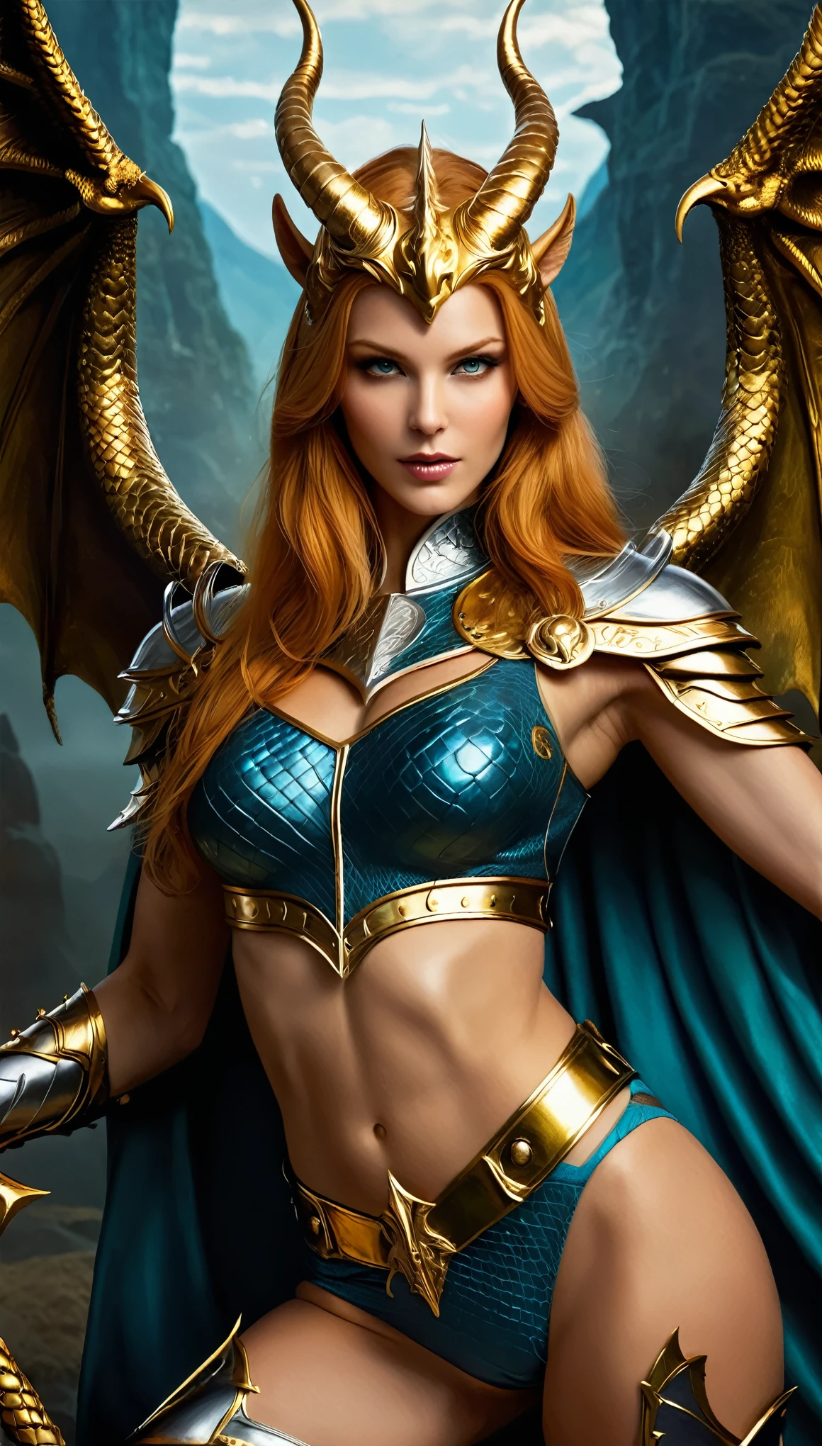 (artist by dorina kostras:1.2),Super Fitness，Raise your hand，Golden-headed creature with horns, Dragon Knight Avatar, mystical anubis valkyrie, Super detailed fantasy characters,muscular， dragon portrait, Sleipnir&#39;s photo, Ghost of Anubis, (Raise your hand，Touch your hair), (Covered in blood from head to toe), V-shaped eyebrows, Red glowing eyes striped hair, Colored undercoat, Cover hair, Chiaroscuro, spark, wide angle, panoramic, author：Alphonse Mucha, Tonality, Dark Tone Monochrome Fusion Palette，Contrasting colors, Ultra HD, masterpiece, precise, Super Detail, High Detail, Award-winning works, best quality, high resolution, high quality, Ultra HD, masterpiece, 8k