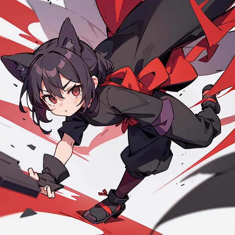 Dog-eared ninja girls