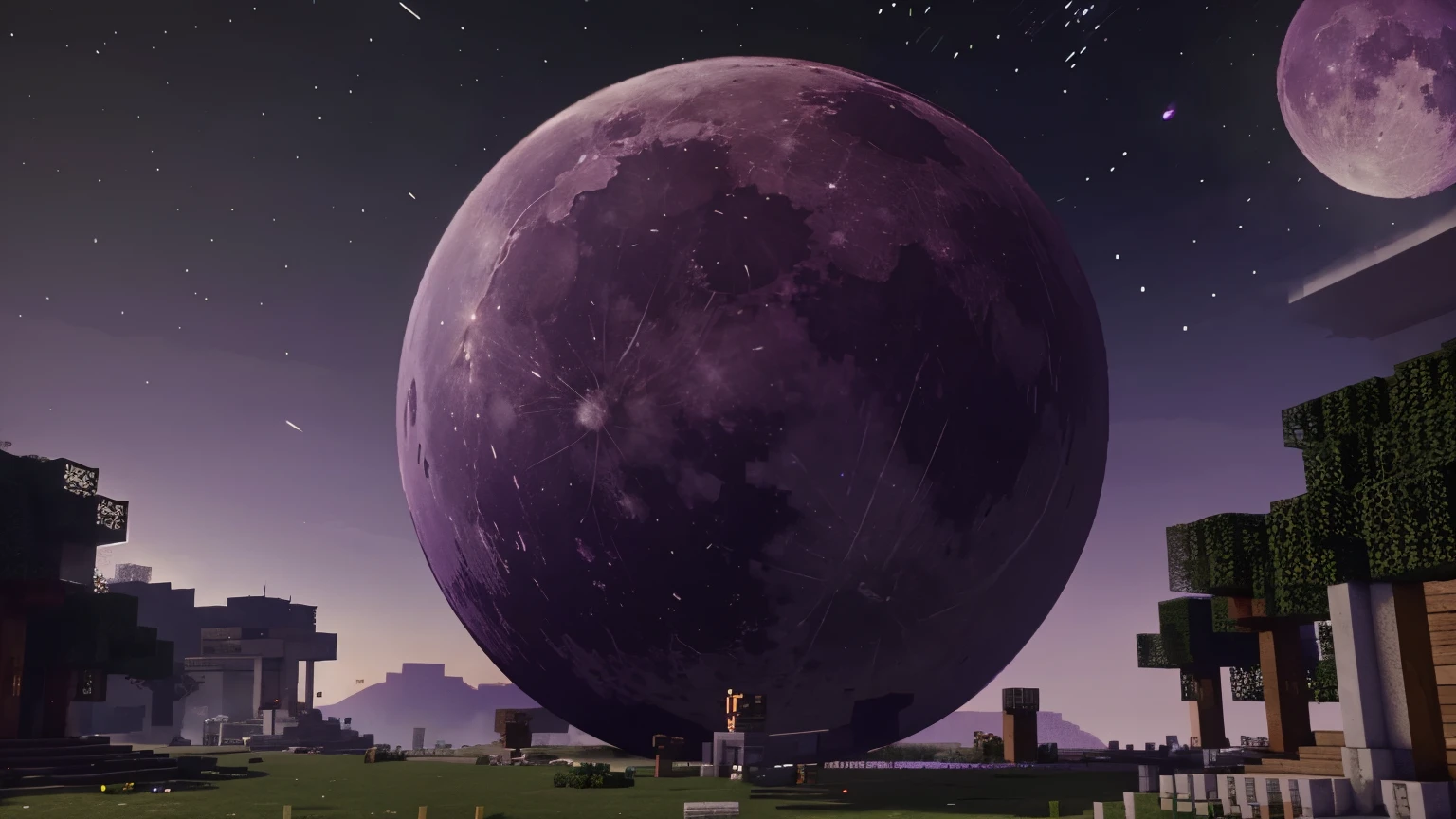 Purple Moon, gameplay minecraft,texto purple moon