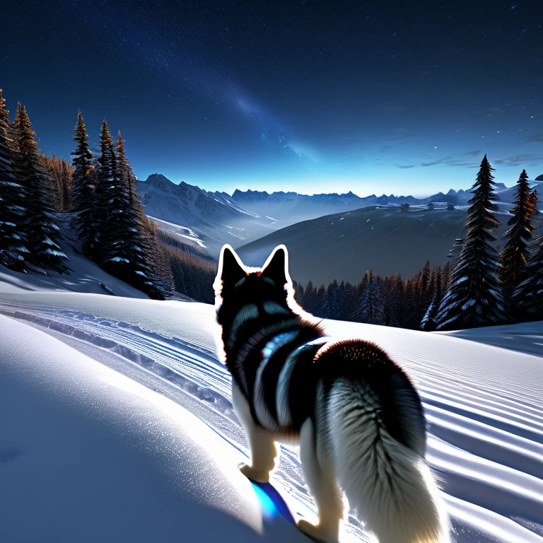 night Husky Malamute howling masterpiece epic path deep equirectangular snow mountain glacier weather snowflakes waterfall forest moon luminescence volumetric lightning contrast global lighting saturate ultra_high resolution meticulously intricate analog pro-photo-realistic ultra_ultra de alta qualidade_high detail ideal accurate cgi vfx sfx reflex 3dcg max color code extreme enhanced octane_renderizado UHD NVIDIA_RTX_RENDERING RADIUS_RASTREANDO DLSS_3 efeitos_CINEMATIC XT3 K 32K 16K HDR irrealengine5 romm rgb pbr 3dcg fxaa blu-ray fkaa txaa rtx ssao aprimorado ultra_Nitidez