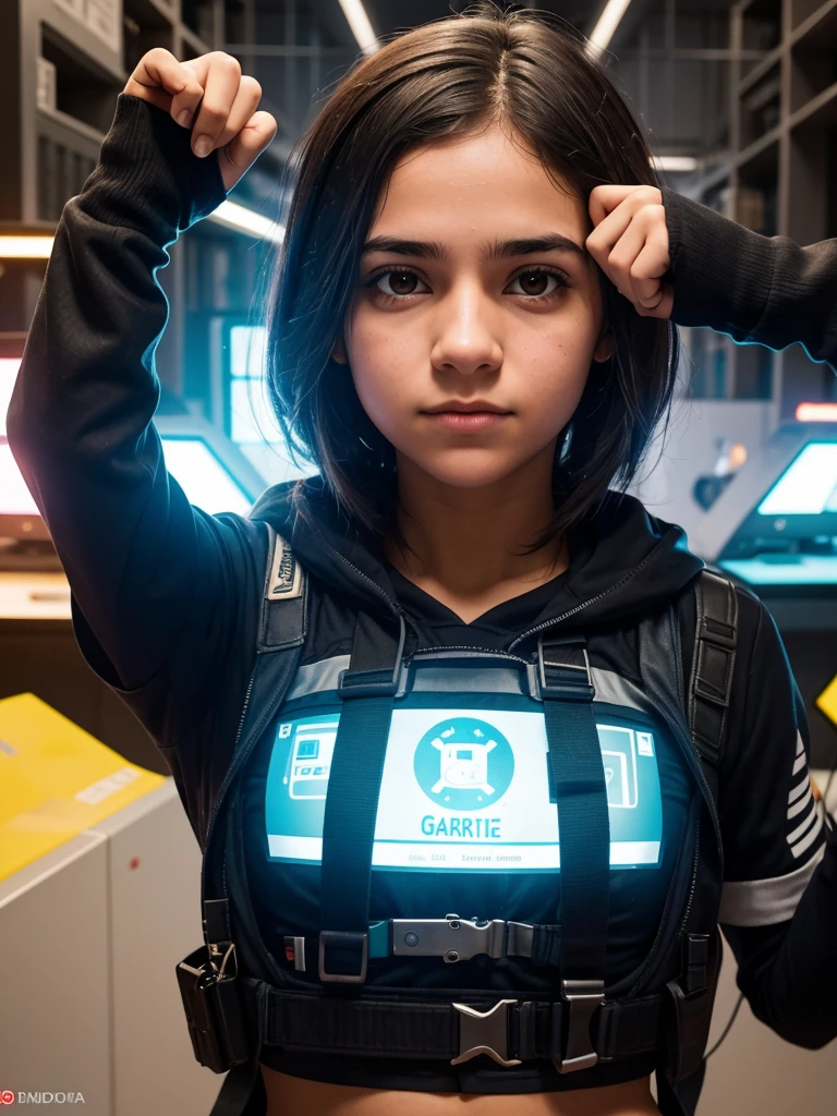 Uma garota de 16 anos, hacker and rebel technology expert who fights against oppressive systems and for freedom of information.