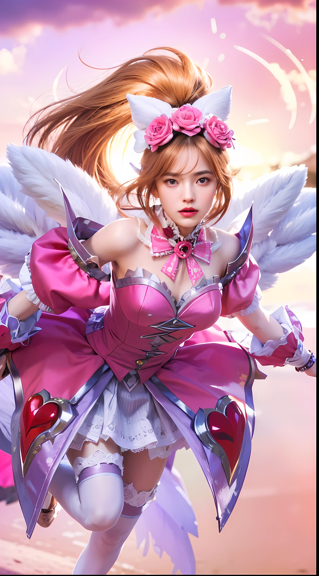 (photorealistic:1.4), best quality, masterpiece, ultra high res, 1girl, (detailed face:1.2), (detailed eyes:1.2), (detailed hair:1.2), (detailed clothes:1.2), 4k, (detailed color:1.2),