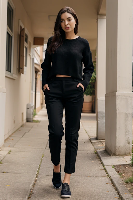longer black pants