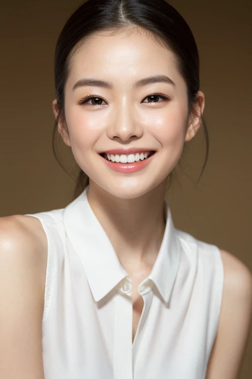 Smooth, Flawless skin, Radiant的肤色, Silky touch, Uniform texture, flawless, Radiant, Young face, Skin is soft and elastic, Non-porous, Perfect skin tone, Porcelain complexion, velvety Smoothness, Skin hydrated and fresh, Natural Beauty, healthy、Vibrant skin, Smiley Face,Squinting smile,Lovely smile