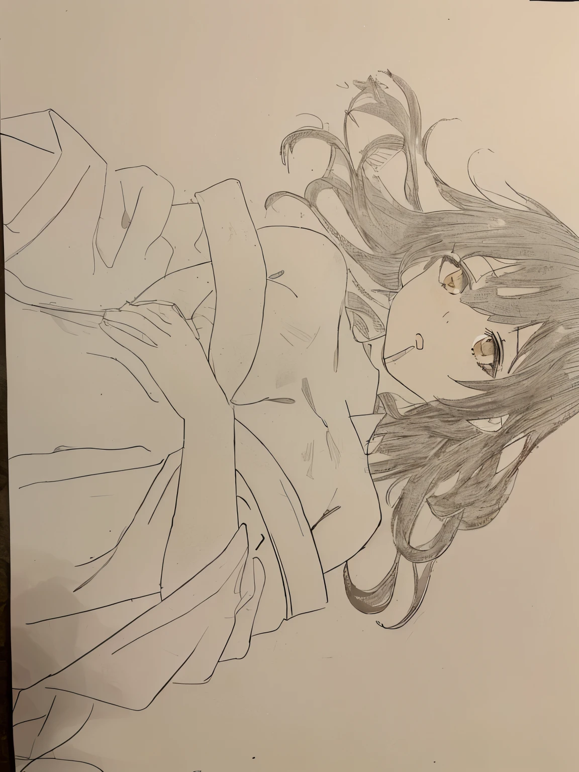 Anime Style、girl、Black Hair、long hair