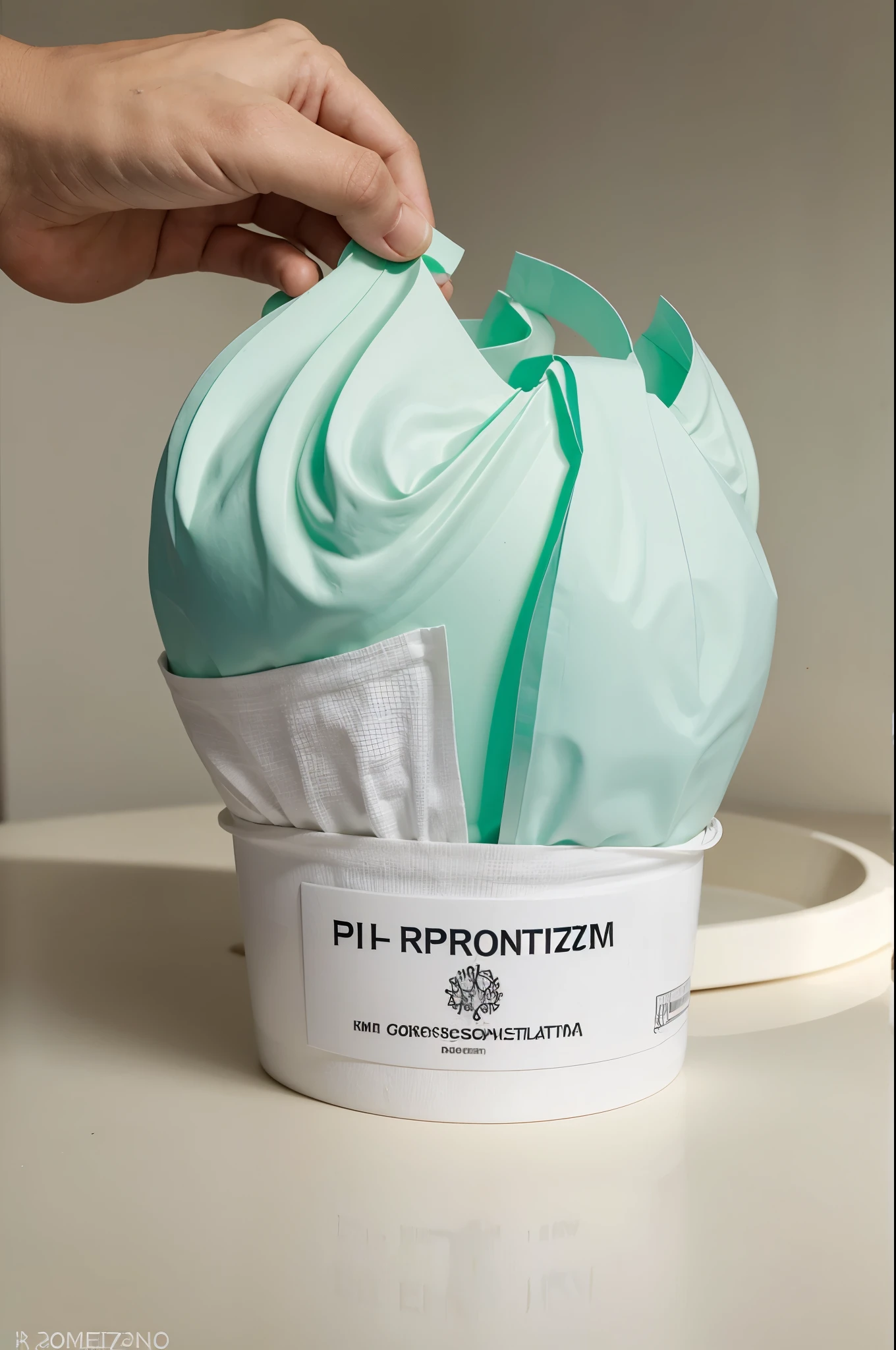 Un dispositivo dispensador de cremas saborizantes reutilizable