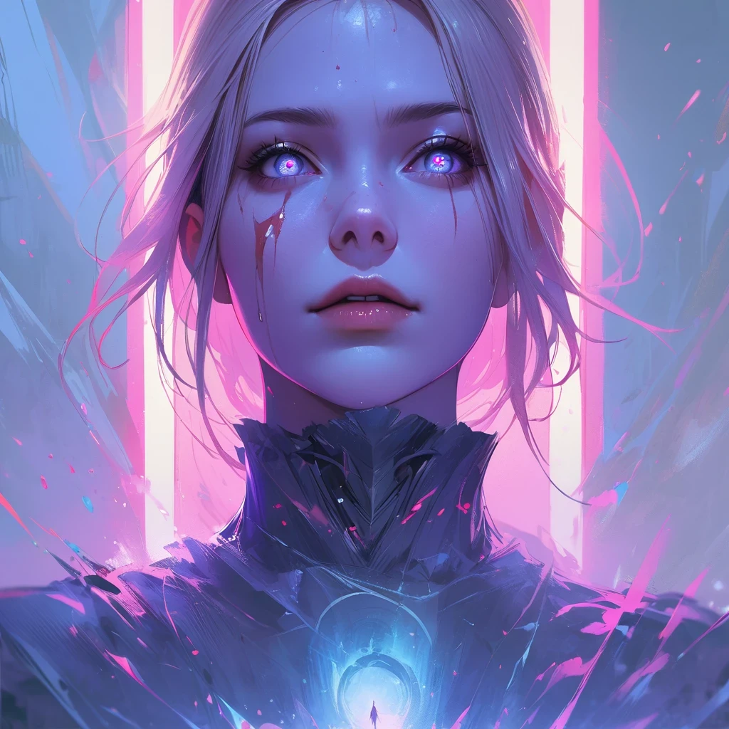 (best quality,highres:1.2),ultra-detailed,realistic:1.37,woman,dark,horrifying beauty,ominous atmosphere,dramatic lighting,emotional expression,mysterious background,haunting eyes,bold lines,poster,hyper detailed,dramatic color scheme