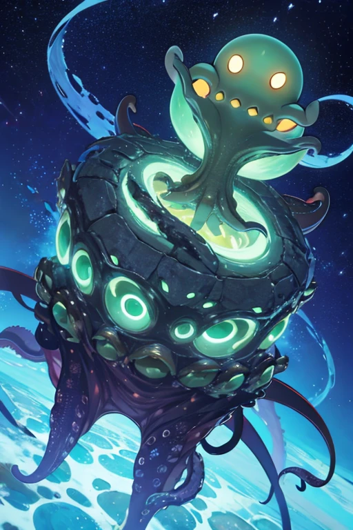 Octopus Space Monster Cthulhu