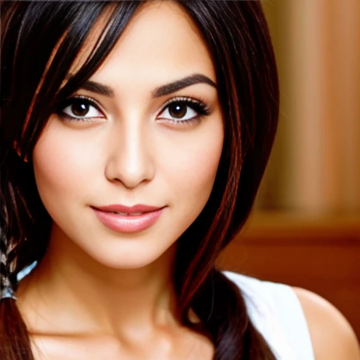 make a lebanese woman. focus on the character's face