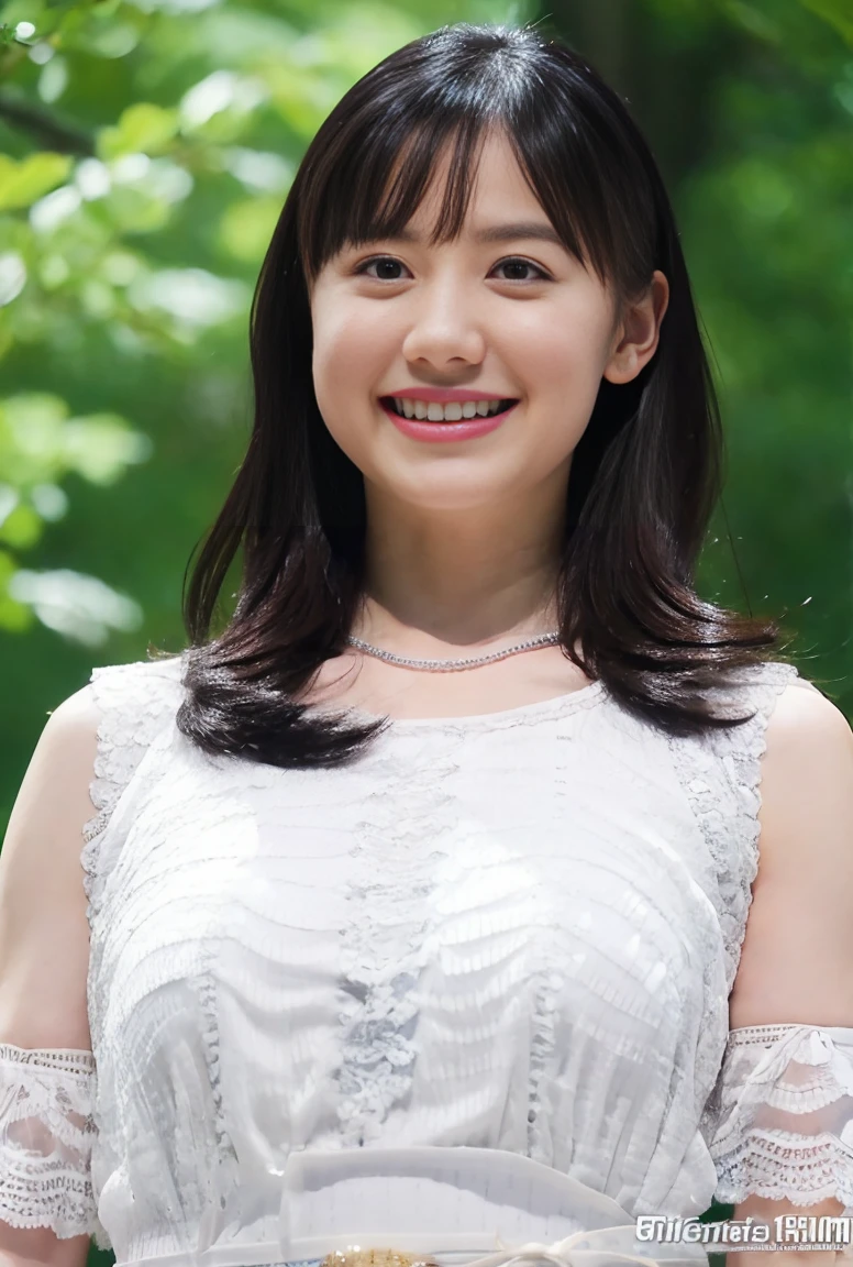 (super highest quality、In 8K、Masseter muscle area、Delicate illustrations、Full Body Bikini:1.1、Big Breasts:1.4),Wearing a lacy grey and white Iron Man suit、A beautiful and attractive 25-year-old Japanese woman、Plump body、Black curly hair、smile、A chubby and pretty woman、Plump belly、At the mountain stream、Both hands above the head、looking at the camera、