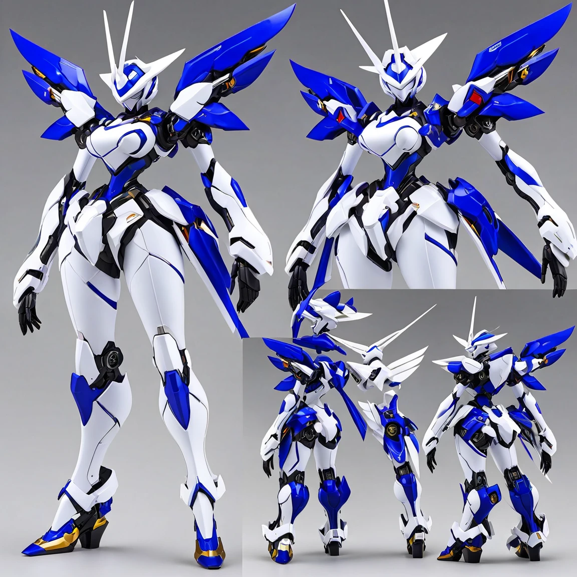 (Same robot unit, front, ~ ~ side, ria), (whole body), Character Reference Sheet, Concept Art, detailed character design, driving force frontボディー view, driving force ~ ~ sideボディー view, driving force riaボディー view, 3 Angle View, Shiny white robot, Matte White, Jet White Mica Paint, Pearl Paint.、Mecha aesthetics、Body structure based on mechanical engineering theory、Mamoru NaganoDesign、The edges of the body have a bright Majorla finish...、Detailed digital anime art、Best Anime８K wallpaper, 2.5次元的アニメMecha aesthetics, ８KによるVery detailedなデジタルアート, Robot Dragon Head、Wallop and Krentz Kuschaert、Very detailedなアニメ、advanced digital animation art, Very detailed, Character Reference Sheet, Concept Art, detailed character design, whole body illustration, whole body character design, black 戻るground, Robotic limbs