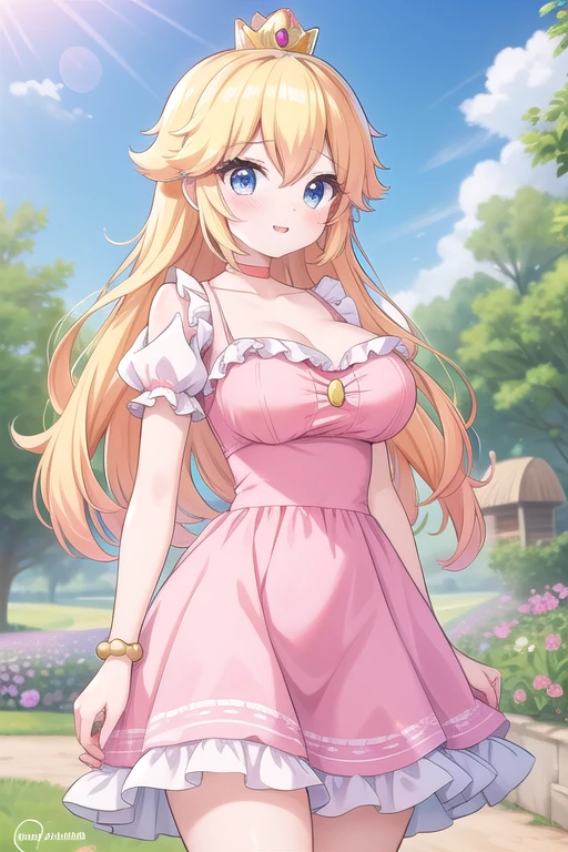 (Furry,Dog girl,Hairy girl in maid costume),(Best quality,A high resolution,Ultra-detailed,Realistic:1.37),Beautiful detailed eyes,beautiful detailed lips,Extremely detailed eyes and face,long eyelasher,with its soft fur,Blonde hair,Natural sunlight,Flower garden,Pastel colors,Peaceful atmosphere,Warm and comfortable environment,Vibrant colors,Playful expression,Gentle smile,Sparkling eyes,Curly hair,Elegant Pose,Cute dog ears,Cute tail,Fluffy skirt,Delicate embroidery,Ruffled lace apron,maid headband,Cute collar,Bunny slippers,Ribbons,Rustic white frills,luxurious fabrics,Petite figure,Clever rendering,Fantastical Atmosphere,