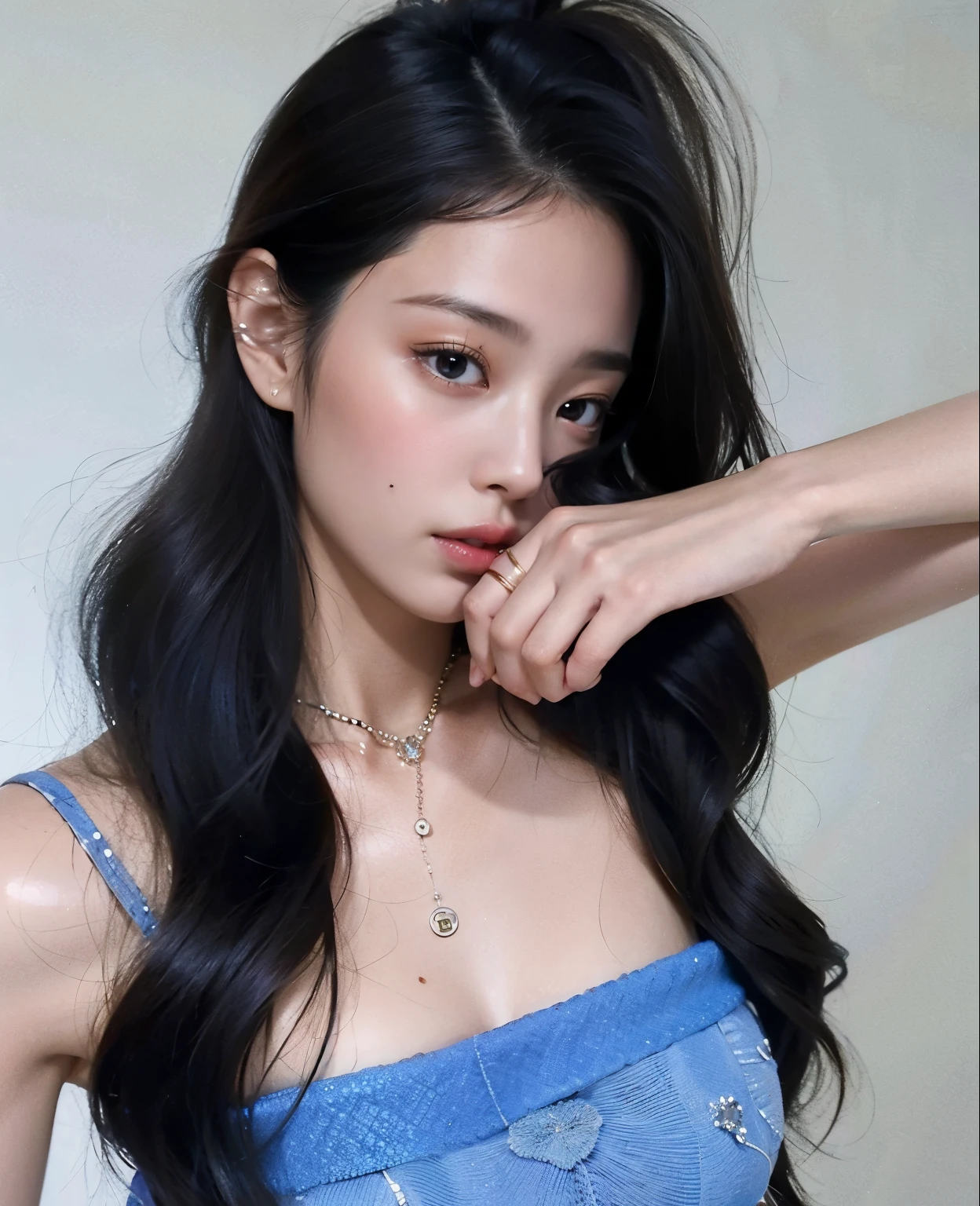 Jenny, 16K, Ethereal beauty, 16K maximum quality, maior qualidade, mais alta qualidade, Qualidade e detalhes mais perfeitos, Rosto perfeito e beleza, fios longos e perfeitos, cabelo perfeito, belos fios, cabelo lindo, extreme perfection, qualidade surreal de perfeita, the highest possible resolution