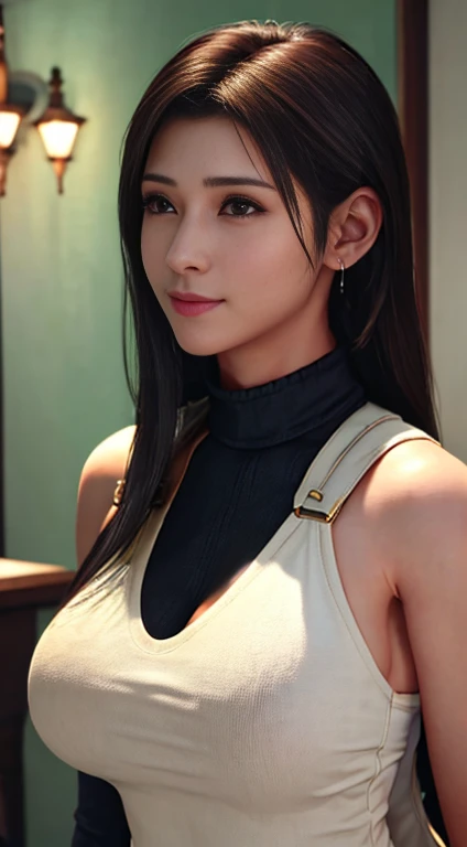 ((カフェの前に座るMature Woman)),((Turtleneck shirt:1.3)). 40k, photograph, masterpiece, highest quality, Dark Gray Background, ((Mature Woman)), ((Plump breasts)), perfectionな顔, perfection , ((Large breasts)), ((1 girl with brown eyes and beautiful light black hair)). Beautiful Japanese Women,Ample, soft breasts and white skin, ((Very soft breasts)). Highly detailed face, Fine grain, Embarrassing, smile, summer, Daytime, (((Slave Collar))), Half Body, Dated
