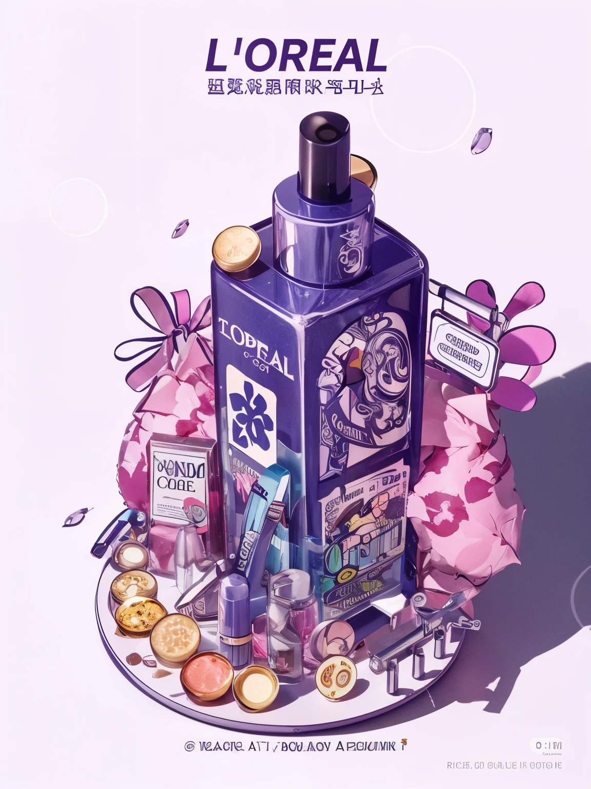 want an image which looks like this but different can be of an different cosmetic brand to avoid copywrite