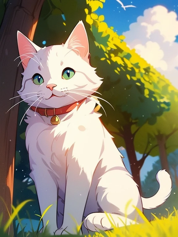 ((obra maestra 1.2))、Con un lindo gato、