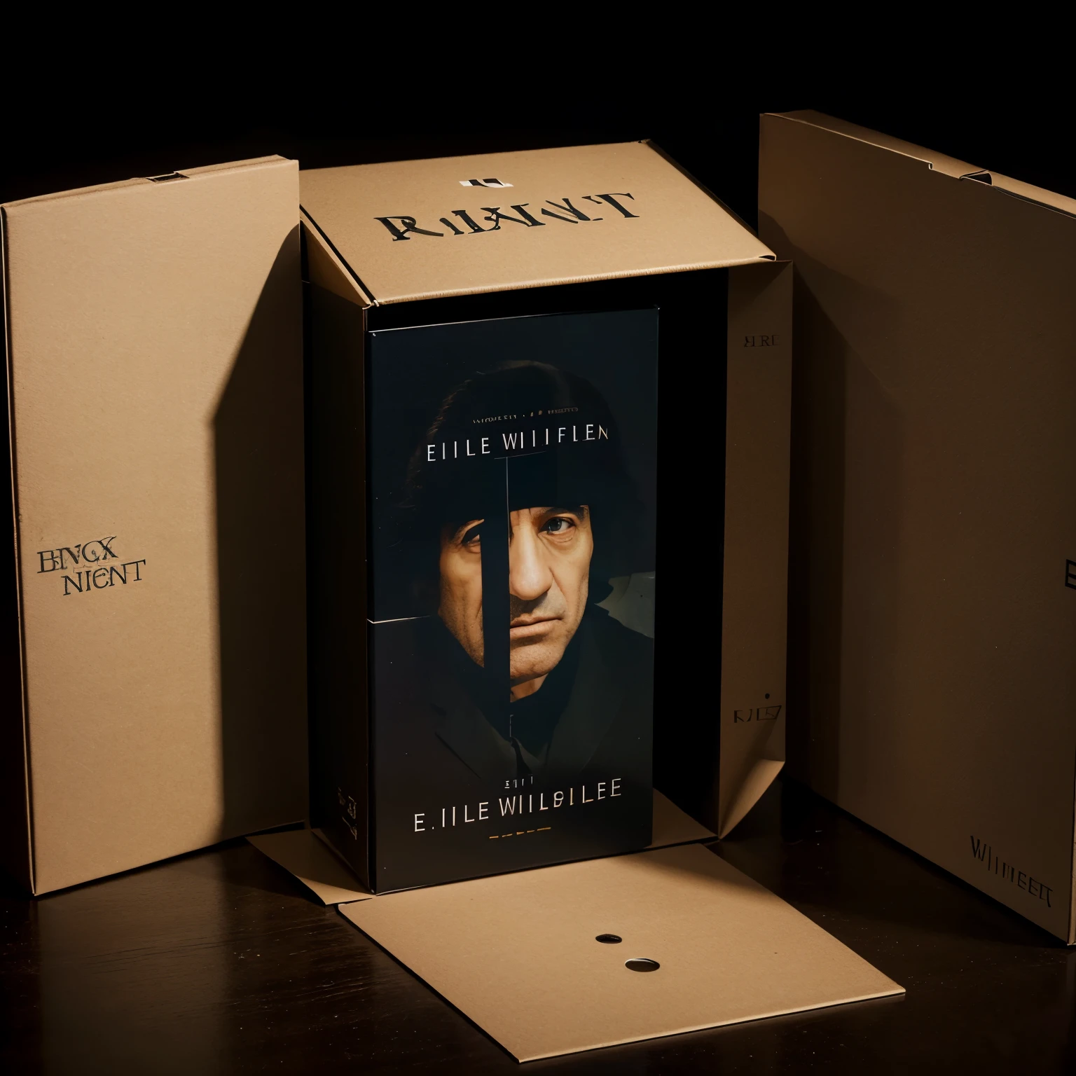 Box project idea expressing silence and indifference from the novel The Night by Elie Wiesel.