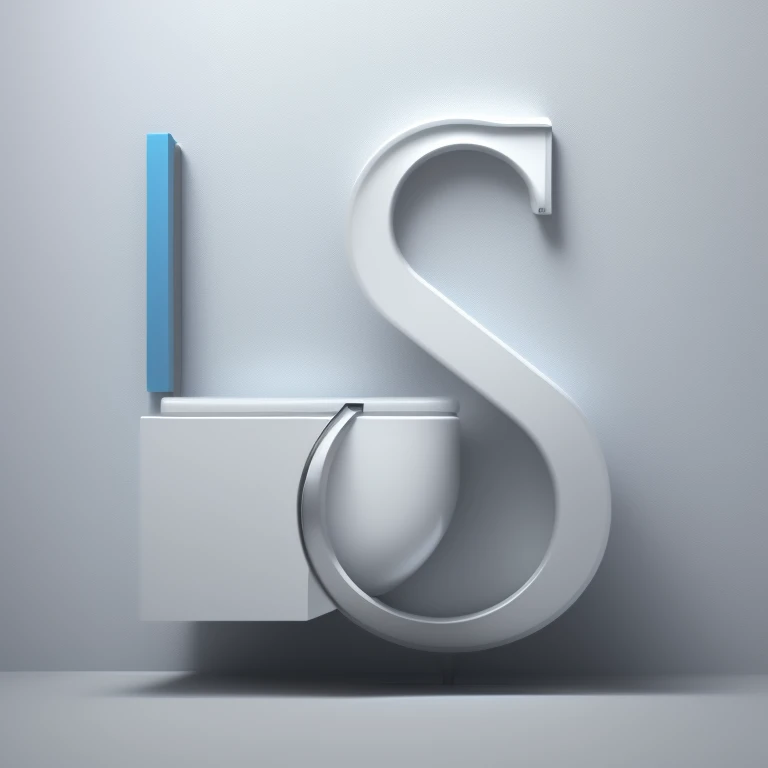 a close-up of a toilet with a blue S on the lid, logotipo da empresa, unique logo, l - sistema, no estilo de lee souder, simple logo, letra s, modern logo, are clean lines, ( ( Dr. processa ) ), ds, professional logo, symmetrical logo, header with logo, Logo minimalista sem texto, Lynn Skordal, Lino Sebastian