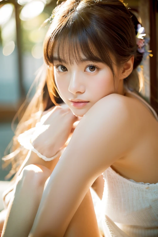 masterpiece, best quality, ultra-detailed, illustration, an extremely delicate and beautiful,
professional photograph of a beautiful japan girl, thigh focus, best quality, masterpiece, ultra high res, (photorealistic:1.4), RAW photo, detailed beautiful face, (clear eyes:1.4)
girl, (radiant colors), glowing light, captivating details, timeless artistry, creative exploration, girl, looking at viewer, (real), (soft saturation:1)