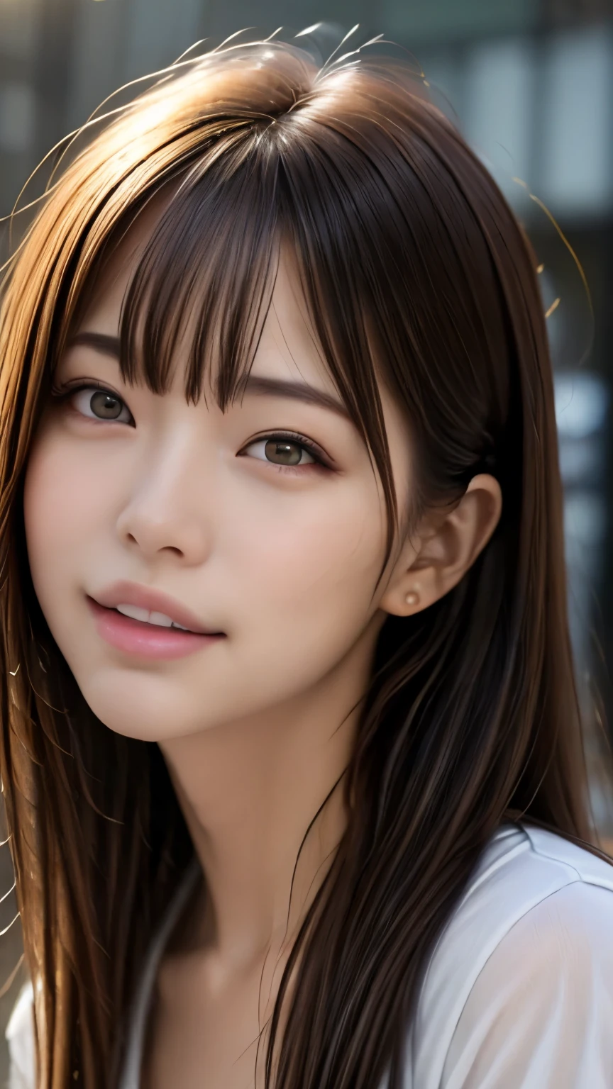 Dressed, (photo Realistic:1.4), (hyper Realistic:1.4), (Realistic:1.3),
(Smoother lighting:1.05), (Improving the lighting quality of movies:0.9), 32k,
One girl,20 year old girl, Realistic lighting, Backlight, Light on the face, Ray-tracing, (Bright light:1.2), (Improvement of quality:1.4),
(Highest quality real texture skins:1.4), Detailed drawn eyes, Detailed painted face, Quality Eyes,
(Tired, sleepy and satisfied:0.0),, T-Shirts,
(Enhance the mood of your body line:1.1), (Enhances the beauty of skin texture:1.1),(head shot:1.5)