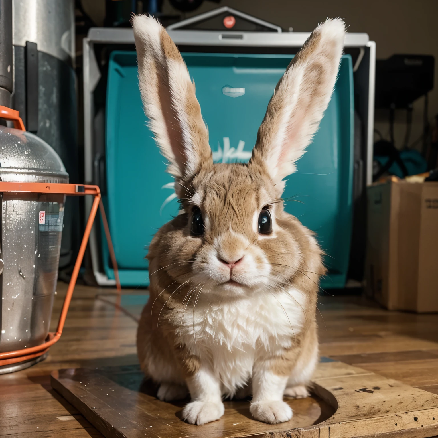 Tech bunny type of rabbit image generation