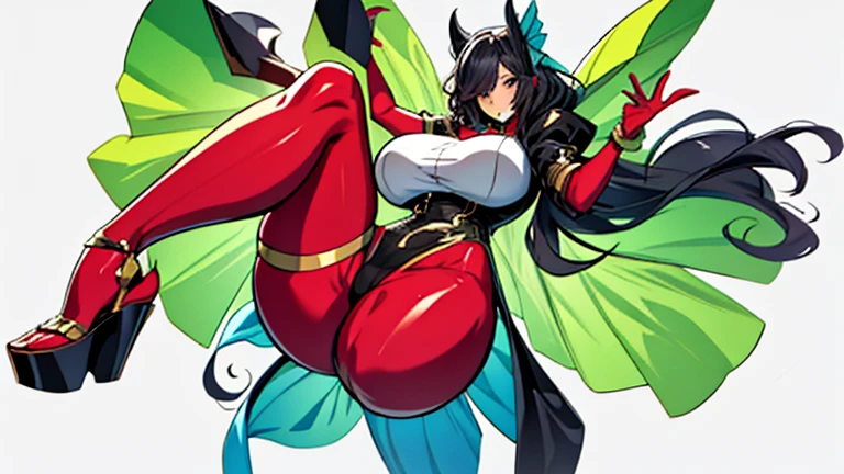 Female original character reference sheet adoptable, Huge Breasts, Huge legs, sexy pose, Full body, voluptuous body,