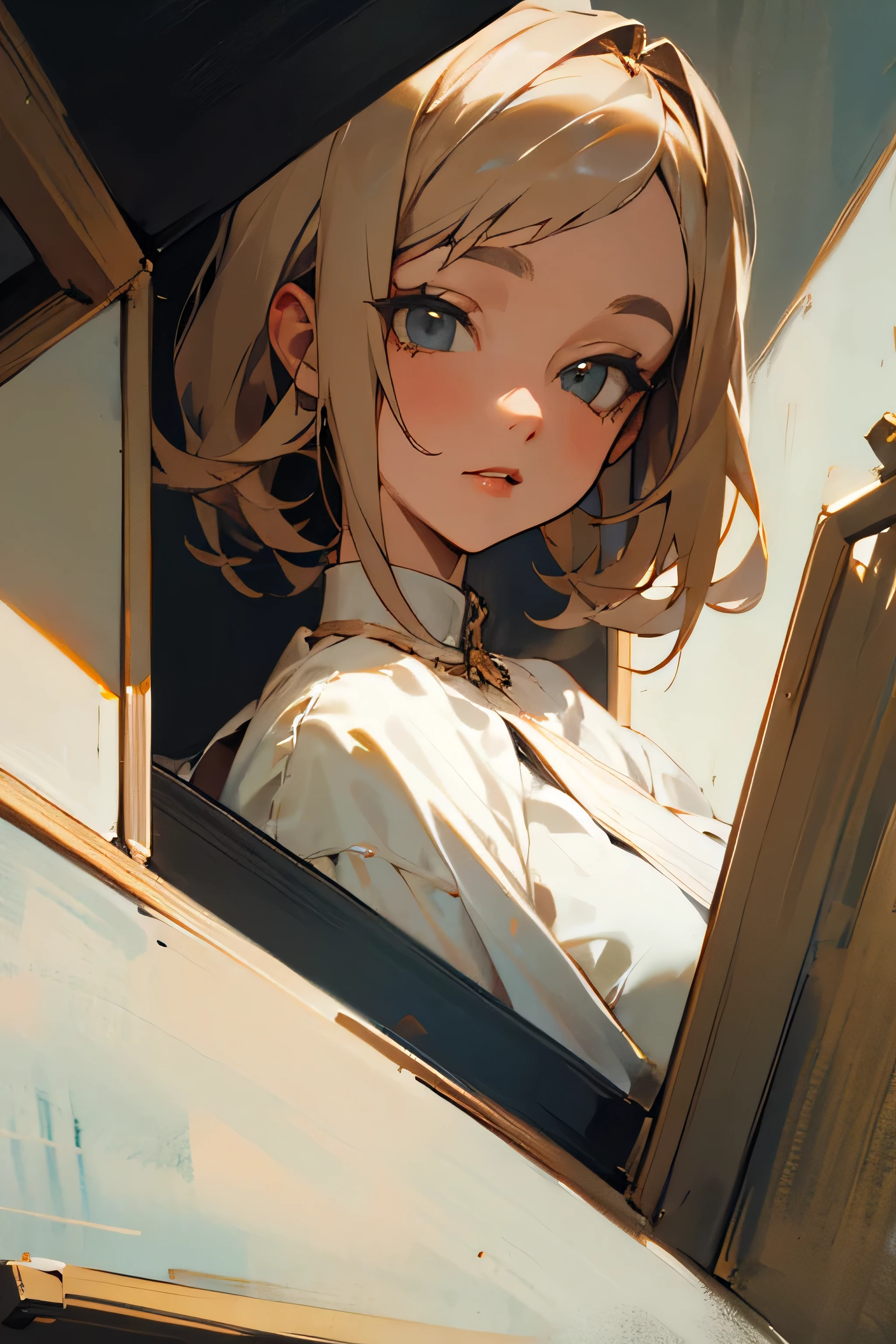 ((Best quality)), ((Masterpiece)), (Hinge), Perfect face