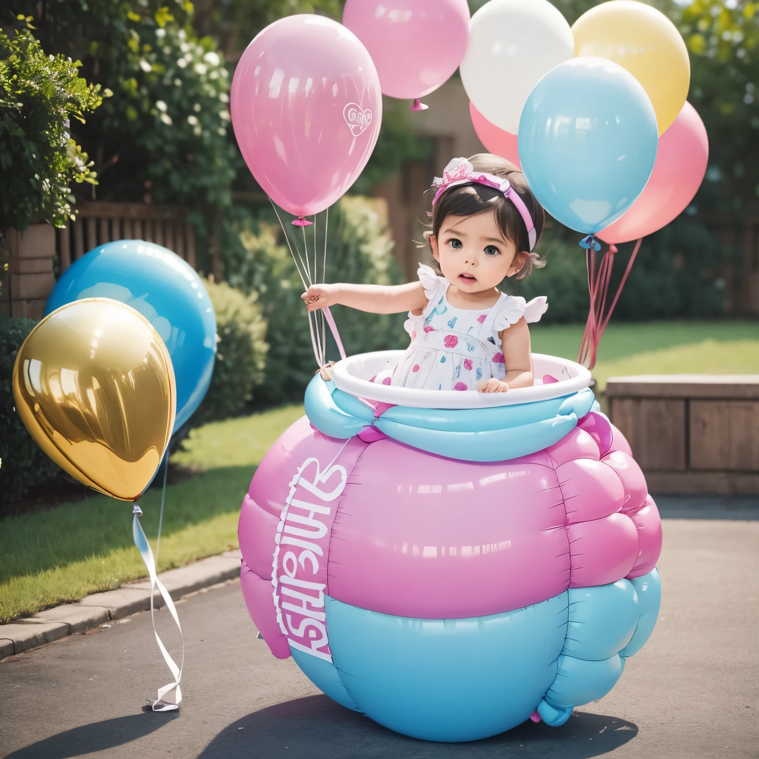 with balloon, infancy, Versatile, moda, etiqueta, logo