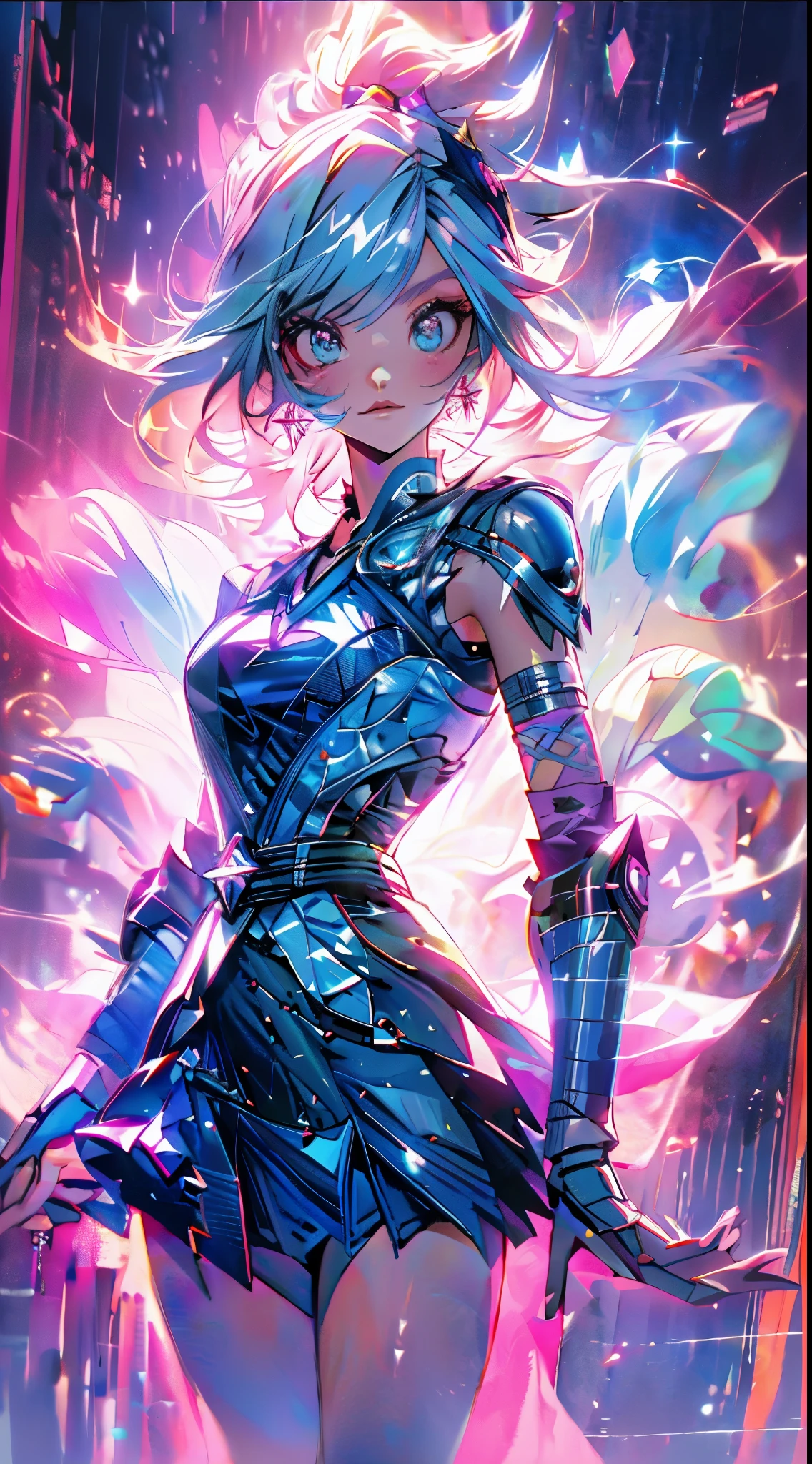 Ariana Grande vestida con un disfraz de cuarzo violeta, Arte digital 4K altamente detallado, Arte digital detallado 4K, Beeple y Jeremiah Ketner, Digital Cyberpunk - Arte Anime, digital artwork 4 k, Arte detallado de alta calidad 8K, Estilo Art Wallpaper 4K, (fondo cuarzo gigantes minerales:1.4) , More detailed 8K.motor irreal:1.4,UHD,La mejor calidad:1.4, fotorrealista:1.4, textura de la piel:1.4, obra maestra:1.8,obra-prima, mejor calidad,objeto Objeto], (detailed face features:1.3),((Las proporciones correctas)),(convexo,Dedos detallados:1.4),（Beautiful and detailed eye description:1.4）,(Perfect ???????),(vestido corto de cristales  de cuarzo violeta:1.4), (cristales cuarzo:1.4), (ropa de cristales de cuarzo pink :1.4), (mostrando panties White:1.4 ), (mostrando panties White:1.4 ), (seaArt 2.1)