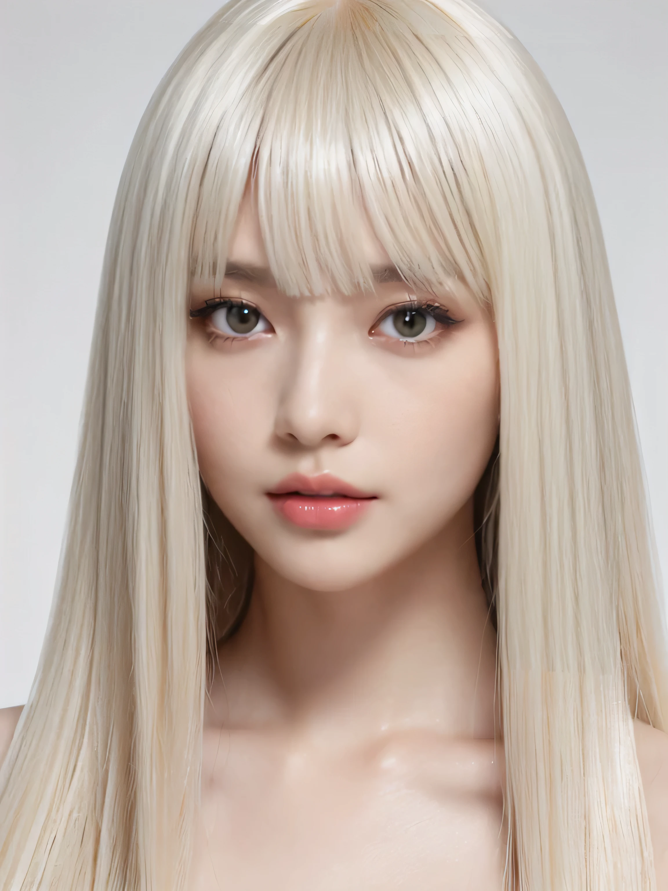 ((Shooting from the waist up))　(((Her highest quality platinum blonde hair reaches down to her waist:1.3)))　((highest quality)), ((masterpiece)), (Get used to it)　(1 female)　(She is 24 years old、Fantasy girl with perfect beautiful face:1.3)　(Extraordinarily straight　Extremely long platinum blonde hair　Her silky platinum blonde hair reaches down to her waist and is very shiny, smooth and voluminous.、Her straight, waist-length platinum blonde hair is incredibly detailed and incredibly long.　Her straight, highest quality, most detailed platinum blonde hair is the most beautiful in the world.)　((Her bangs are neatly trimmed, full bang:1.2))　(Professional sexy makeup:1.1　Lipstick is light red　Eye liner is natural black　Beautiful girl face, facial features)　(The eyebrows are brown in color)　(Her skin is the typical Japanese skin tone.、General body type)　Detailed correct hand and five correct fingers　Beautiful Eyes　Mouth Details　the corners of the mouth rise slightly　Cool look　((She is wearing the healer&#39;s gear from a role-playing game.))　(She is wearing a white evening dress, Wearing an organza gown, Frock, Wearing a white dress, Formal attire, Cute white dress, Full body white dress, White gown, Wearing a white dress, Tube top dress, Wearing a cocktail dress, Romantic Dress, Shirred bodice　She was wearing a gorgeous all-white Victorian dress.)　(This is a fantasy world cave:1.5)　(She has a magic wand、Magic Casting Pose:1.5)　(Gentle expression:1.5)
