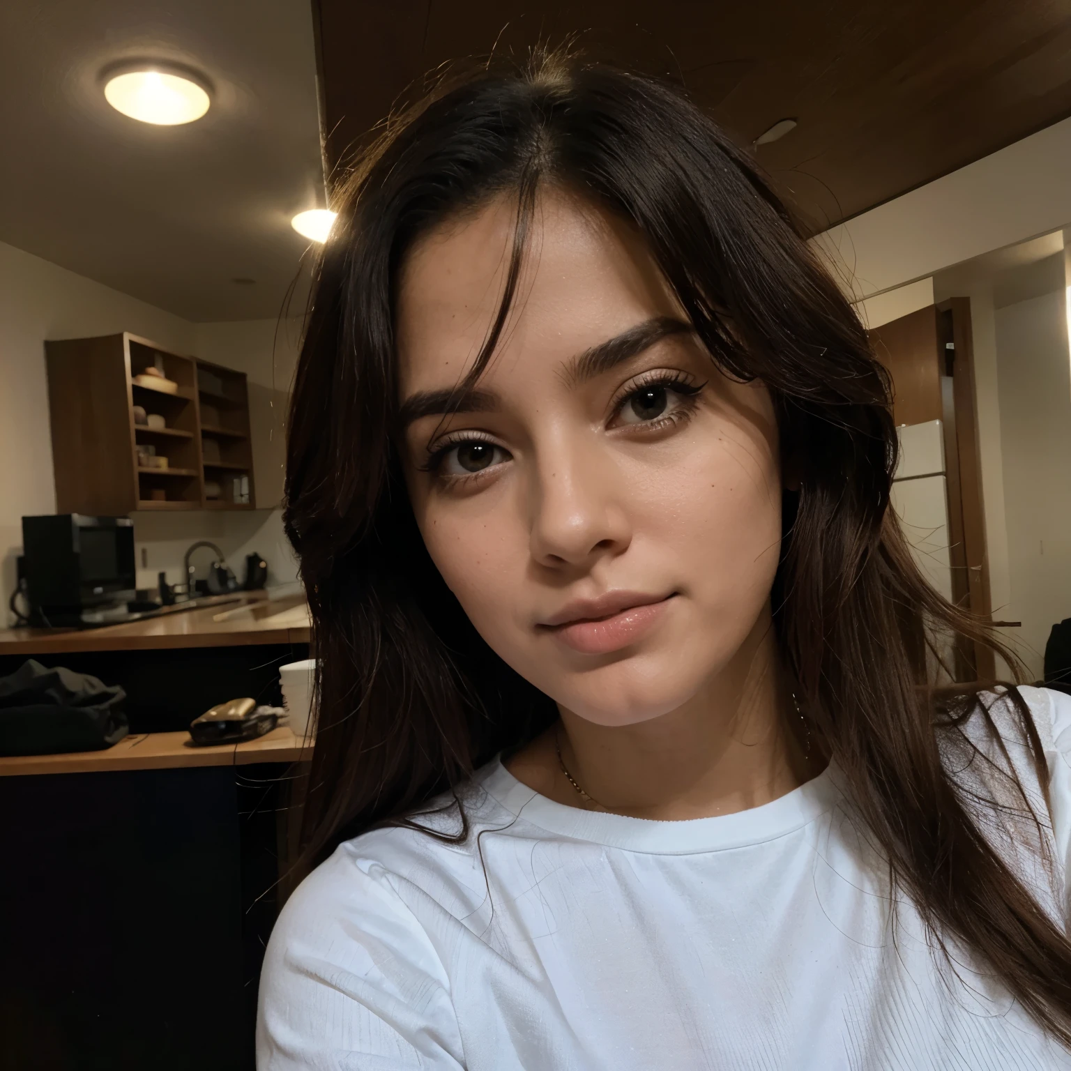 Mulher bonita segurando homem no colo.
