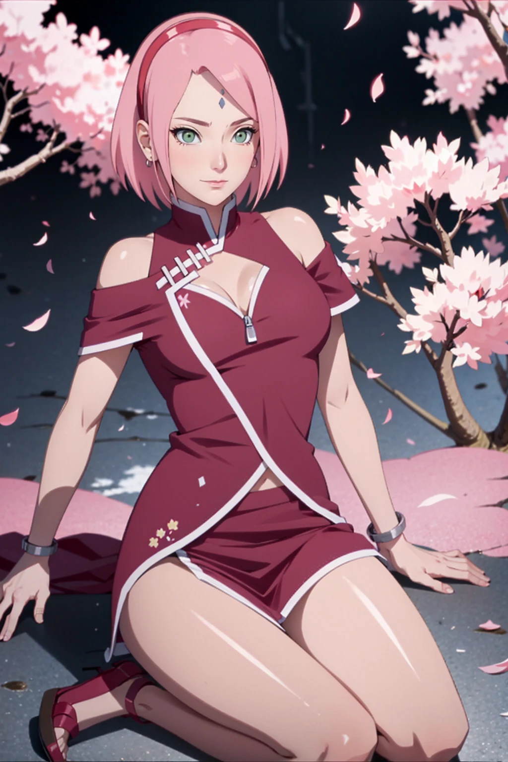 Sukura haruno mostrando su trasero de espaldas, sakura haruno completamente desnuda, sakura haruna mostrando su vagina y culo.