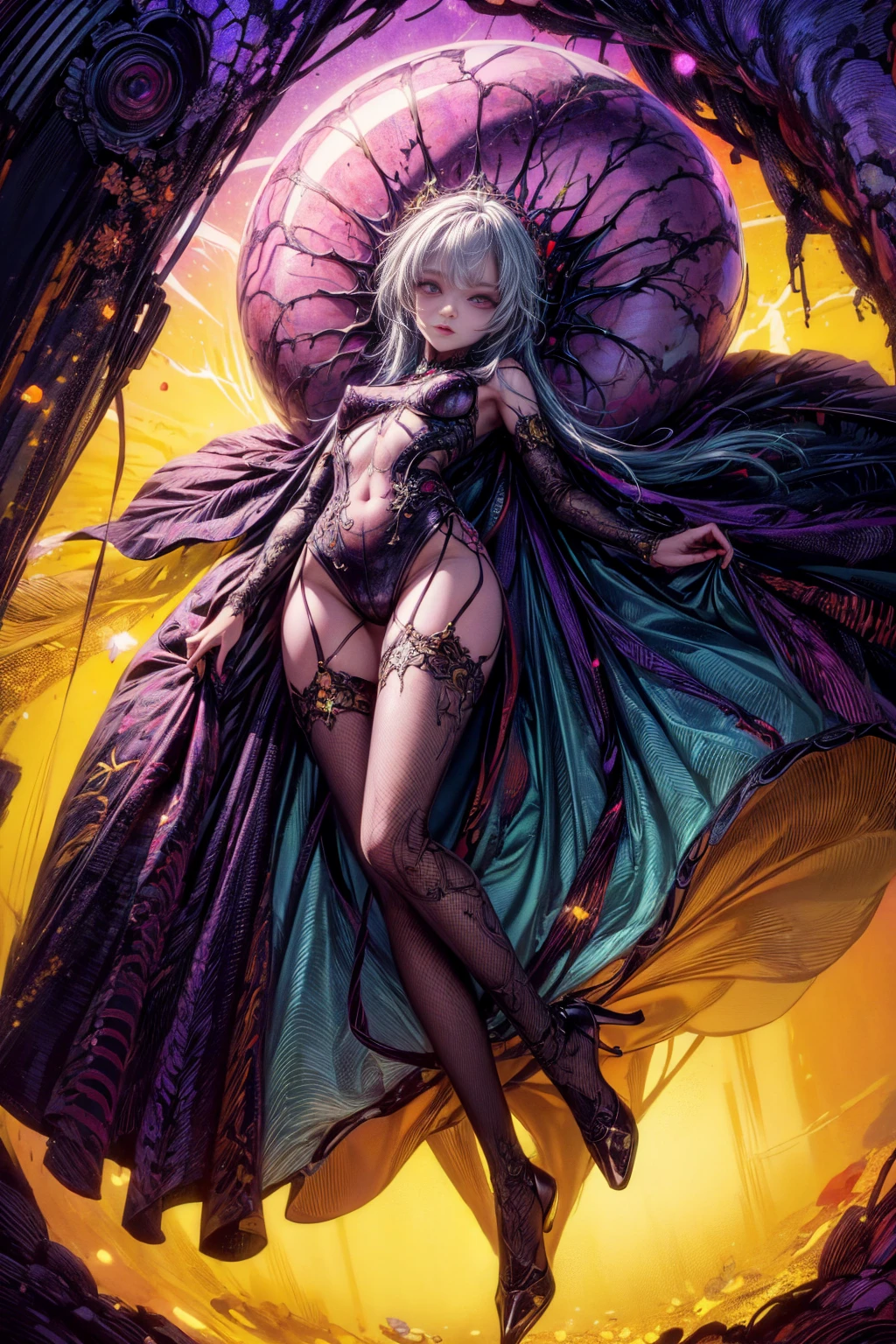 An ultra-detailed, realistic, and adorable cute alien character is depicted in this artwork. The character is small in size and has a friendly and adorable appearance. The alien is set in a purple-colored world filled with abundant exotic vegetation. The art style is inspired by anime, giving it a unique and distinct look. The artwork is created in 8k resolution, ensuring the best quality and capturing every intricate detail of the alien and its surroundings. The vibrant and vivid colors enhance the overall visual experience, while the lighting creates a sense of depth and dimension in the artwork. This masterpiece showcases the artist's expertise in creating high-quality and visually stunning illustrations.