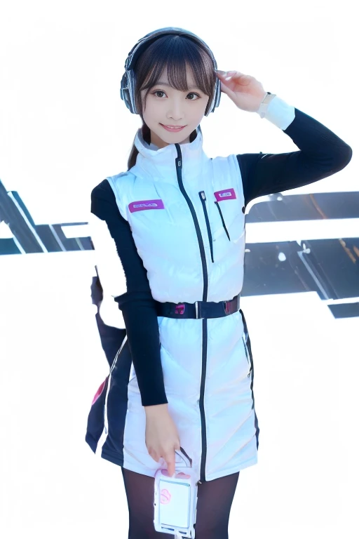 ((NSFW: 1.4)), (acrobatic pose):10,((Detailed face, Professional photography)), ((NSFW, zettai ryouiki, 1 girl)), Ultra-high resolution, (Realistic: 1.4), RAW Photos, highest quality, (PhotoRealistic Stick), concentrated, Soft Light, ((30 years old)), ((Japanese)), (( (Young Face))), (surface), (Depth of written boundary), masterpiece, (Realistic),(inside ISS):3, woman, ,astrovest:2,headphone:2,smartwatch,,bangs, ((1 girl)),(black sleeves):2,(black tights):2,inside spacestation,inside spacecraft,,zero gravity,smile,open leg,blush:1.5,hidden hands,neotech