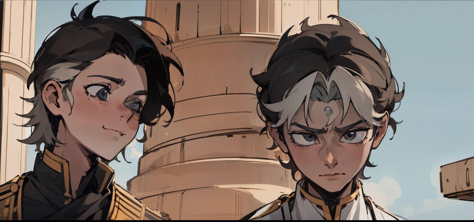There are two young princes of 17 years old walking