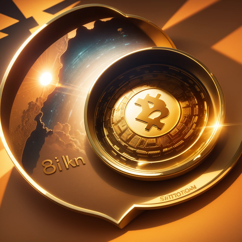Bitcoin sky sun