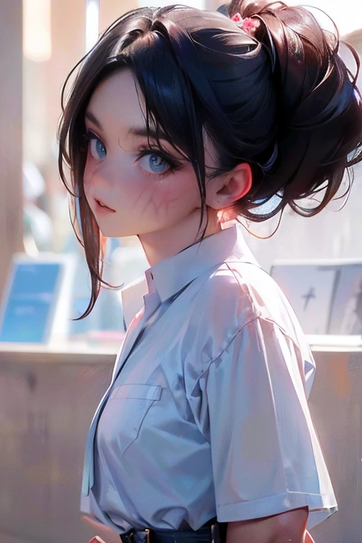 umbigo, dividir, (seios grandes: 1.2) ciri, There is water in the body, clothes are soaked, ((super mini-saia, corpo apertado, Public hair is huge, )), camisa branca, corpo apertado, Camisa ultrafina, (Camisa extra curta, aguaceiro), roupas molhadas, Cabelo longo, cabelo preto, cachos, Palpebras duplas, anel de mamilo de orelha, Not wearing, , No underwear, Corpo Curvo, corpo sexy, corpo perfeito, ((Realistic lighting, melhor qualidade, 8k, obra de arte:1.3)), sharp focus:1.2, 1 garota, mulher bonita com figura perfeita:1.4, Abdominais magros:1.1,Rosto super fino,Olhos lindos,Palpebras duplas,