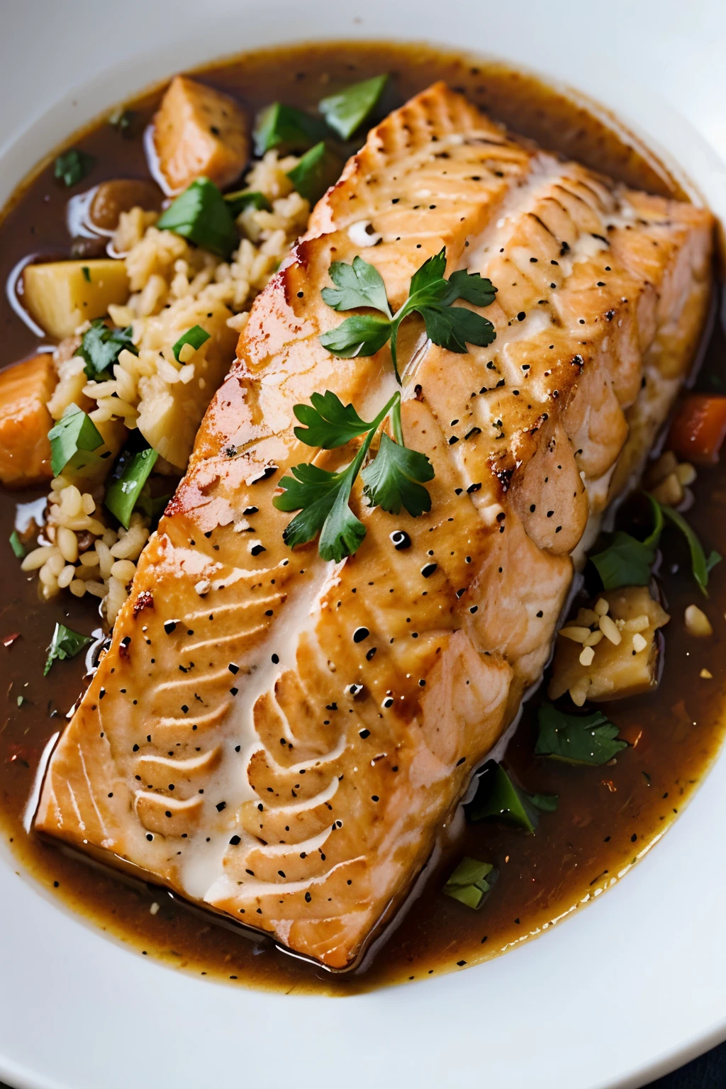 Make a salmon-based dish,
