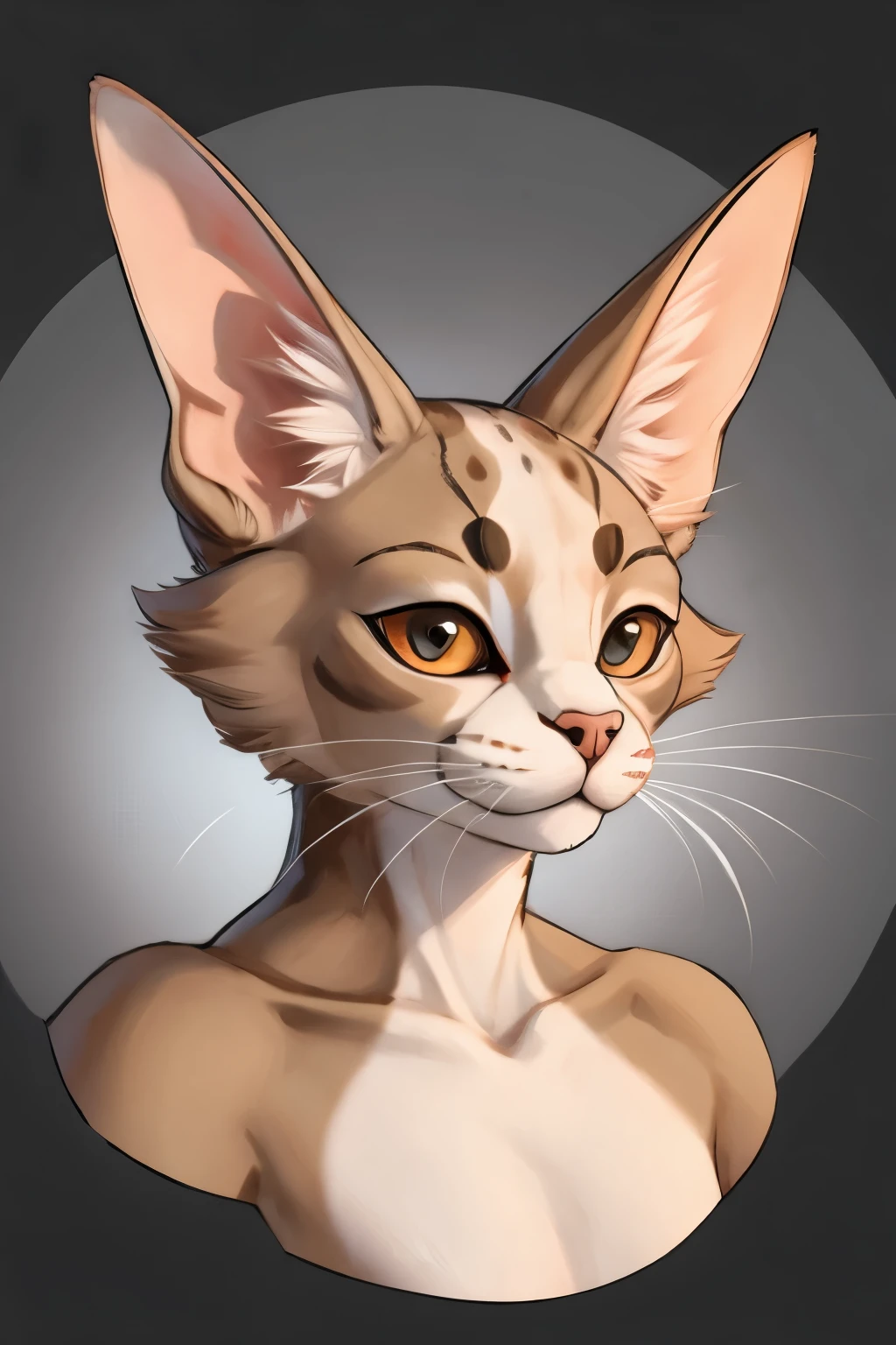 masterpiece, Wallpaper, Wallpaper, detailed image of yellow feline eyes, women felina, bello face, cat, women, smile, stare, big eyes, dark background, Black background, Between shadows, face. tattooed face. ornaments, face detallado, face real.
