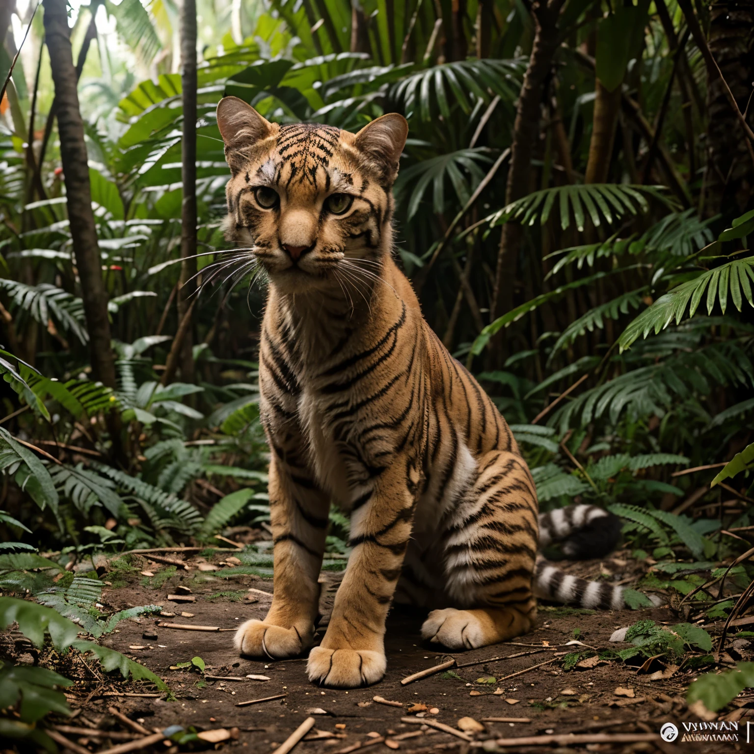 Seekor kucing, tubuhnya besar dan berbulu sepwrti macan tutul. Dia pemberani tapi ragu-ragu dan ceroboh. Dia hidup di hutan belantara sironho tidore.