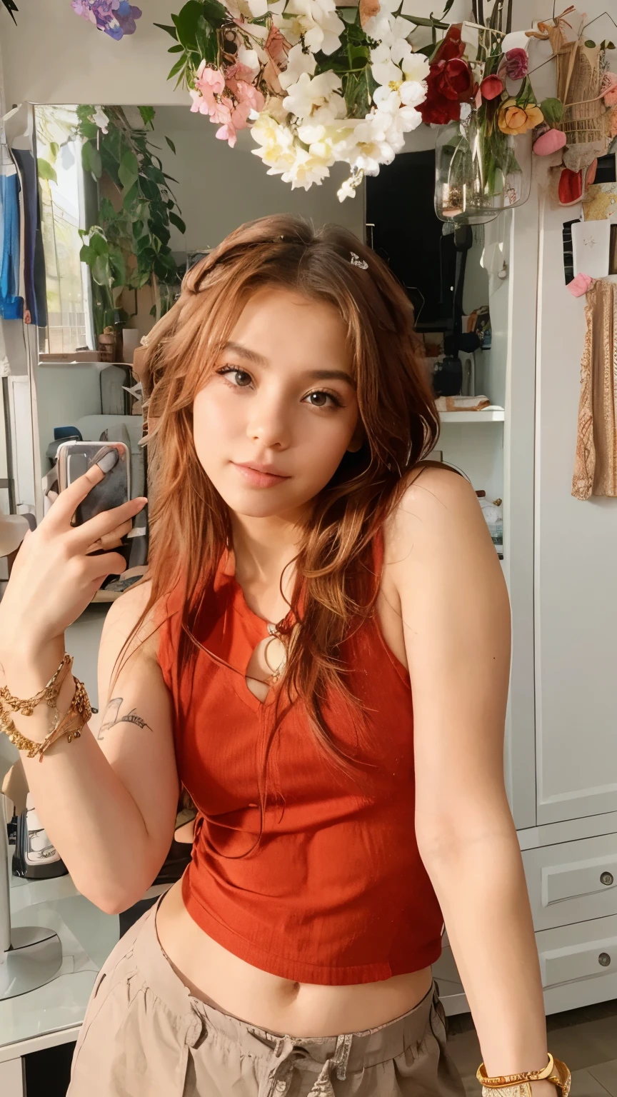 Girl ia, rizado hair