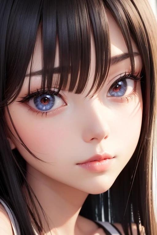 Close-up of a woman taking a photo in black underwear, Enchanting anime girl, Japanese Goddess, Beautiful and attractive anime woman, tits, Attractive anime girl, beautiful Asian Girl, Beautiful and attractive anime teen, Real life anime girls, Asian Girl, Tifa Lockhart, Anime Girl Cosplay, Anime Goddess, seductive Tifa Lockhart portrait,