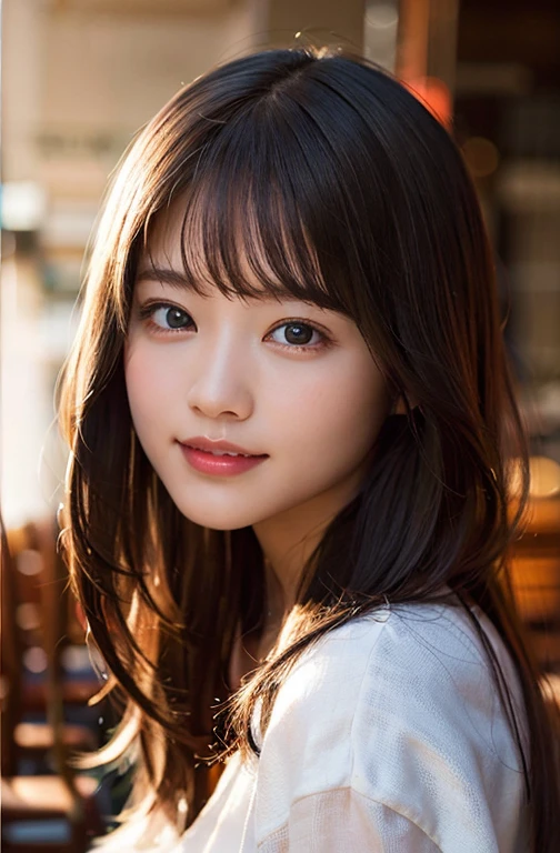 professional lighting,(Photoreal:1.4), (Top image quality:1.0), (超A high resolution:1.0), 8k, Raw photography, (masterpiece:0.2), (Pueros face_v1:0.5)、(highest quality Detail:1.2)、realistic、8k UHD、High resolution、(1 girl:1.2)、Super detailed、High quality textures、intricate details、detailed、Very detailed CG、High quality shadows、detailed Beautiful and delicate face、Beautiful and delicate eyes of a 17 year old、(symmetrical eyes:1.2),Depth of the bounds written、ray tracing,1 girl, japanese girl, (natural smile:1.4),cute, thin, Portrait of a beautiful Japan woman, elegant and delicate hair, and a gentle expression.、soft light on a spring afternoon、adds tranquility to the scene. Rendered in a realistic style with great attention to detail, High resolution images.sky porn, magic hour, (realistic:1.3), finely, quality, (table top:1.2), (realistic:1.2), (highest quality), (Complex details), dramatic, ray tracing, photograph, +roller