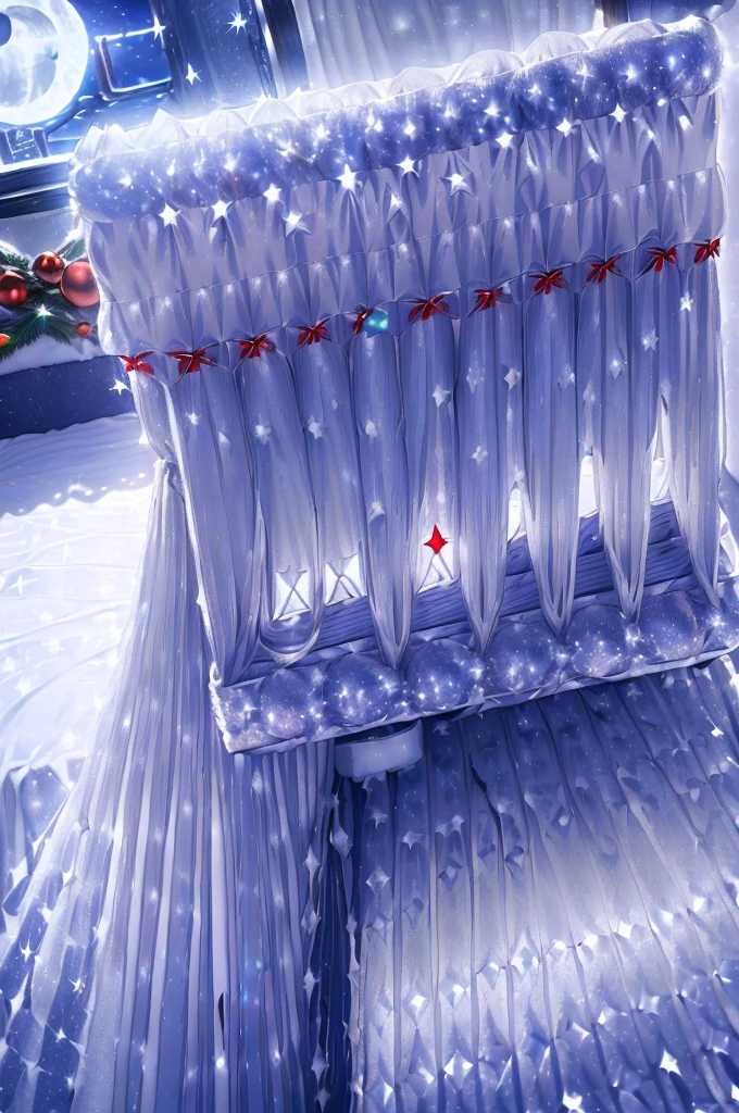 (silber hair:1.5),(Fluffy hair with curls:1.2),(blue eyes:1.3),(With bangs),Slight red tide,(christmas color ribbon:1.4),(Fluffy and luxurious Santa costume 1.45),(A room at night with moonlight shining in:1.6),(Your eyes are shining like stars:1.5),(A man's room living alone:1.45),(simple men&#39;s room),(Fluffy carpet:1.35),(Limb restraint:1.4),(Eye size:1.7),(drooing eyes:1.65),(Hand flail:1.4),(fetters:1.4),(close up of face:1.35),(Hand flailとfettersは鎖で繋がっている:1.4),(SM Play:1.4),(nsfw:1.35),(Sleep face up on the carpet1.3),(lie down:1.45),(sleeping on the carpet:1.5),(red blush:1.4),(Perspective from above:1.4),