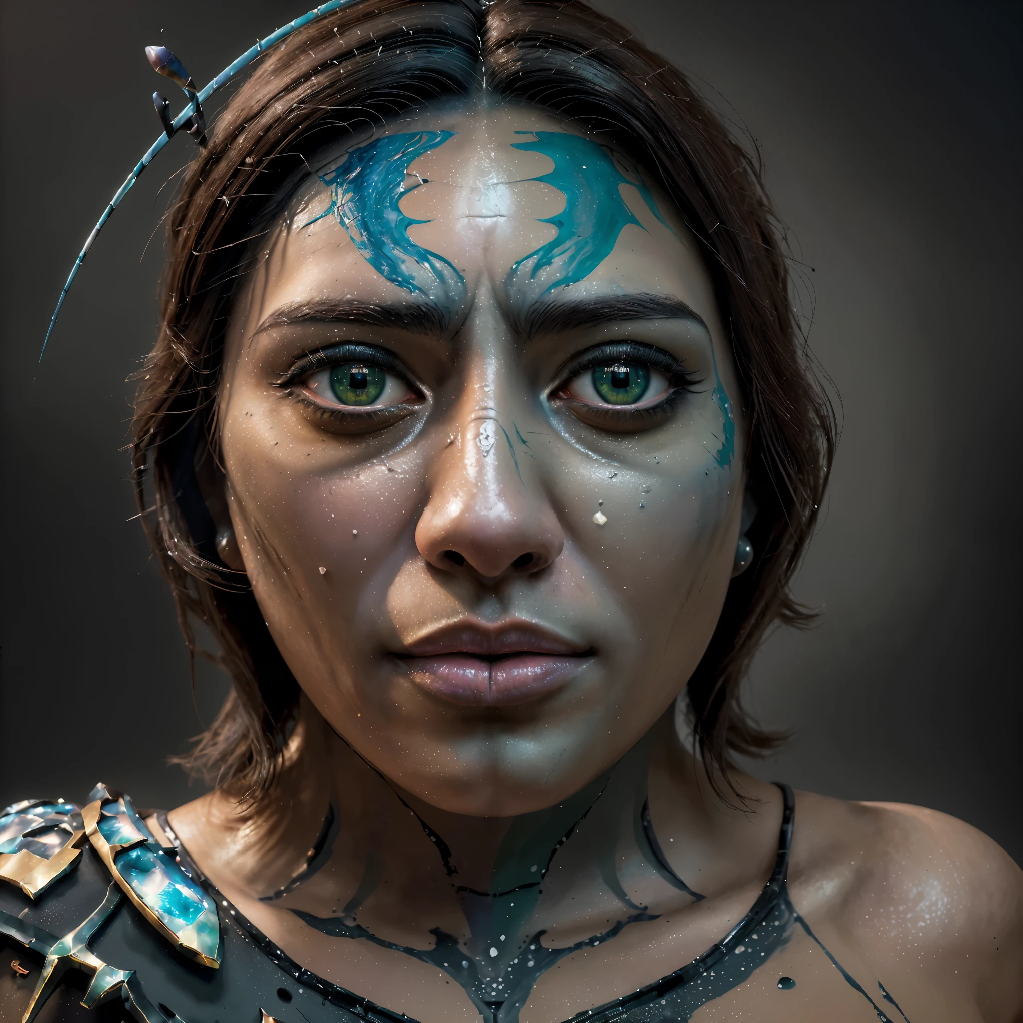 (high quality,4k,8k,highres,masterpiece:1.2),ultra-detailed,(realistic,photorealistic,photo-realistic:1.37),illustration,canvas,digital art,painterly texture,stunning composition,impressive brushwork,vibrant colors,meticulous details,intricate patterns,three-dimensional effect,incredible depth,striking contrast,dynamic lighting,immersive atmosphere,highly imaginative,eye-catching aesthetics,harmonious color palette,subtle shading techniques,authentic artistry,attention to the smallest details,impressive artistic skills,texture-rich surface,dramatic perspective,evoking emotions,visually captivating,unique interpretation of reality,artistic expression of beauty and creativity,engaging storytelling,impressive attention to proportions,skillful rendering of textures,precise lines and contours,artwork with a strong emotional impact,sensory experience,fine art photography,concept artists,experimental techniques,intriguing surrealism,abstract interpretation,impressive visual effects,splendid composition of forms and shapes,intricate brushstrokes and layers of color(cria um personagem homem, meio humano com pele escura, cabelo preto e logo, Minecraft Warden Features)and with powers of darkness, sombras, terra, Super strength, resistance, manipulation of matter, rajadas sonicas, night vision and super hearing.