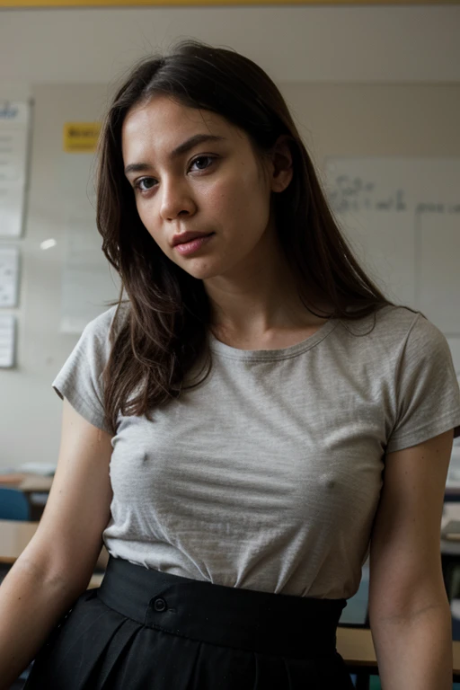 A furious teacher