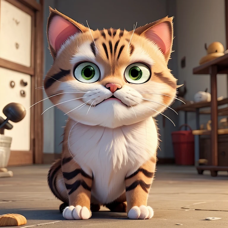 Angry cat