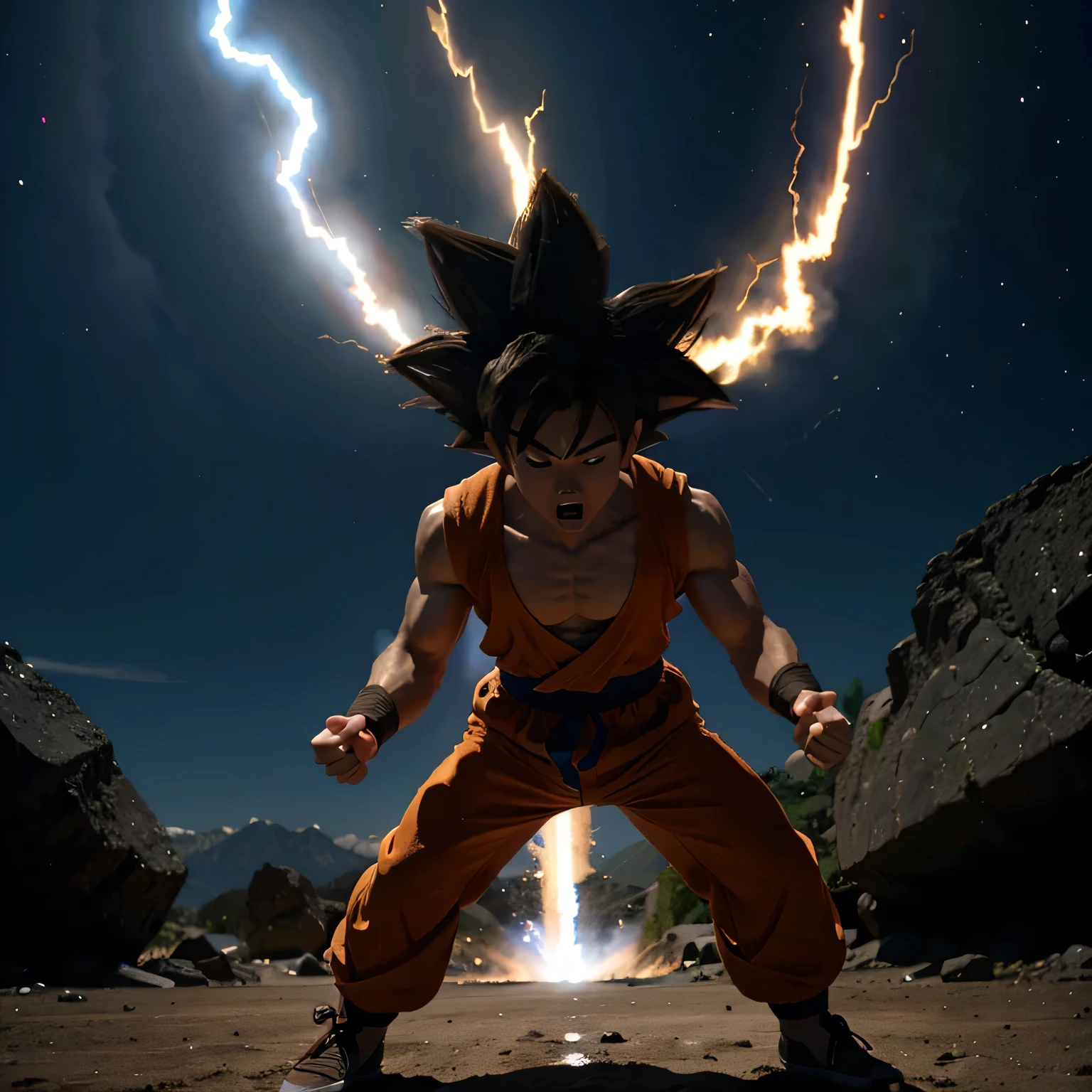 Goku ultra instinto animado